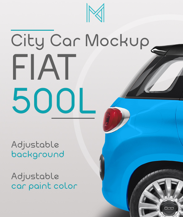 Free Realistic City Car FIAT 500L